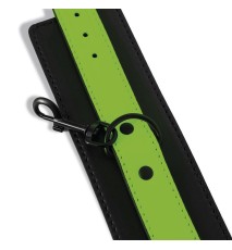 Set de Ataduras para la Cama con Esposas que Brillan en la Oscuridad